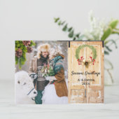 国写真クリスマスカード カード (スタンド正面)