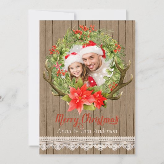 国写真クリスマスカード シーズンカード (正面)