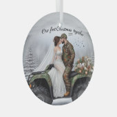 国初めてのクリスマスのオーナメント ガラスオーナメント (正面右)