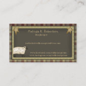 国初期のの素朴酒場と星 名刺 (裏面)