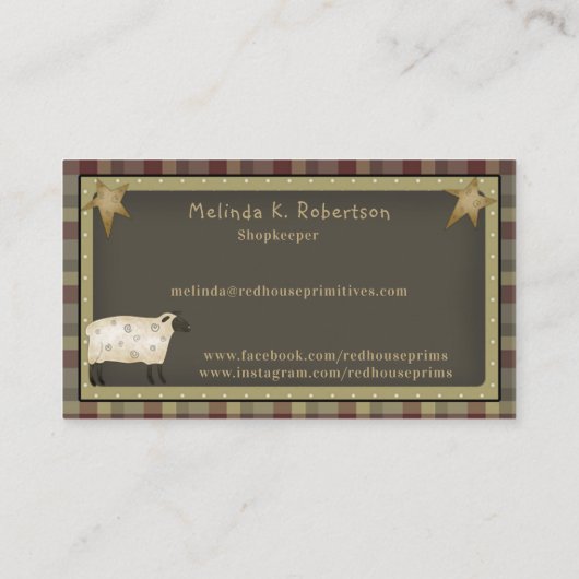 国初期のの素朴酒場と星 名刺 (裏面)