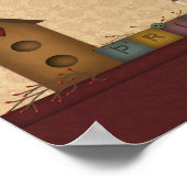 国初期の棚プリント ポスター (角)