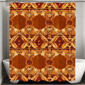 国初期の素朴のシャワーカーテン シャワーカーテン