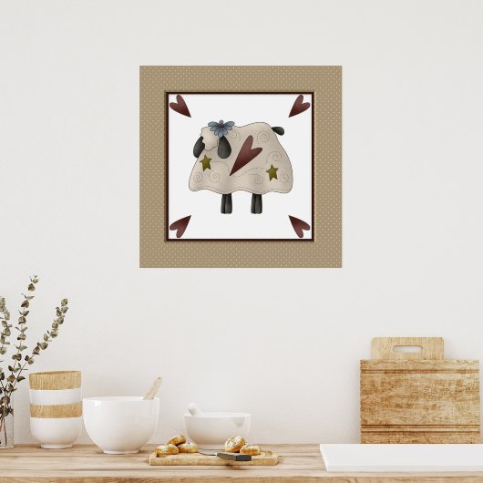 国初期の羊 ポスター (キッチン)