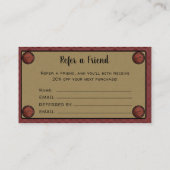 国初期の裁縫工芸素朴 名刺 (裏面)