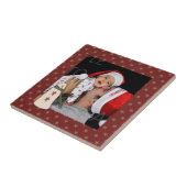 国初期の雪だるまカスタム写真タイル タイル (側面)