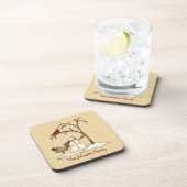 国初期の雪だるまレッドバードコルクコースター コースター (右側)