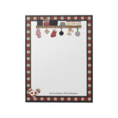 国別チェックレシピメモ帳 ノートパッド (回転)