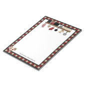 国別チェックレシピメモ帳 ノートパッド (アングル)