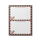 国別チェックレシピ2アップメモ帳 ノートパッド (回転)