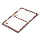 国別チェックレシピ2アップメモ帳 ノートパッド (アングル)