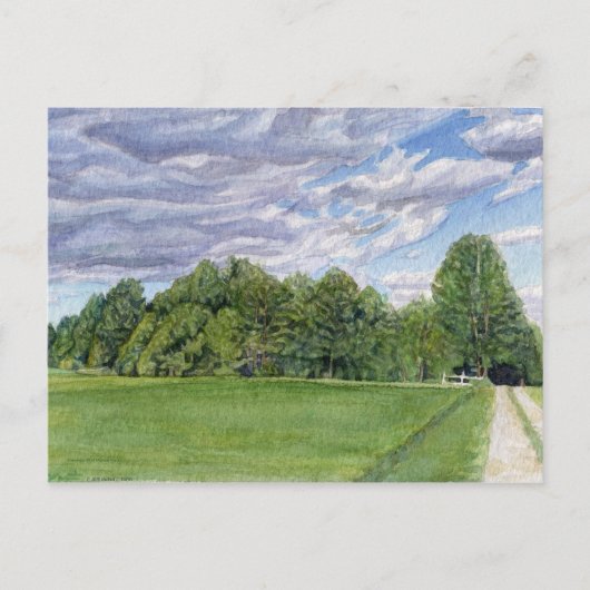 国別フィールドはがき ポストカード (正面)