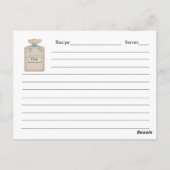 国別レシピカード ポストカード (裏面)