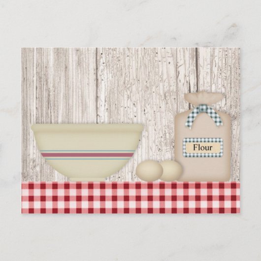 国別レシピカード ポストカード (正面)