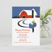 国別郵便受け休日の引っ越し通知 シーズンカード (スタンド正面)