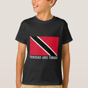 国動揺して国トリニダード・トバゴ国旗のトリン Tシャツ