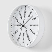 国務報告書記官ステノ速記時計 壁時計 (傾斜)