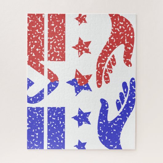 国務握手 ジグソーパズル (縦)