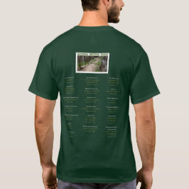 国史跡の一覧表 Tシャツ