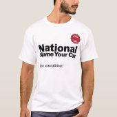 国名あなたの車 Tシャツ (正面)