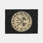 国喪の日2024誇りを持った先住民アメリカ フリースブランケット (正面(横))