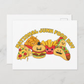 国営ジャンクフードの日 ポストカード (正面/裏面)