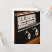 国営ラジオの日 カード (正面/裏面インサイチュ)