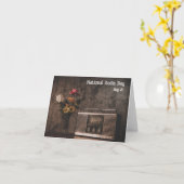 国営ラジオの日 カード (黄色い花)