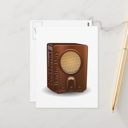 国営ラジオの日 ポストカード (正面/裏面インサイチュ)