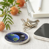 国土地理院 キーホルダー (側面)