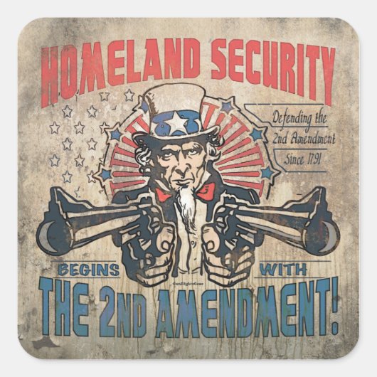 国土安全保障は第2次改正から始まる スクエアシール (正面)