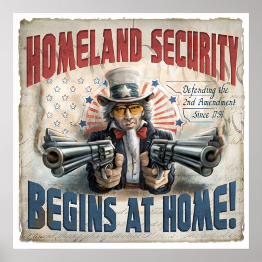 国土安全保障省が自宅で始まる ポスター (正面)