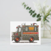 国土安全保障省トラックはがき ポストカード (スタンド正面)