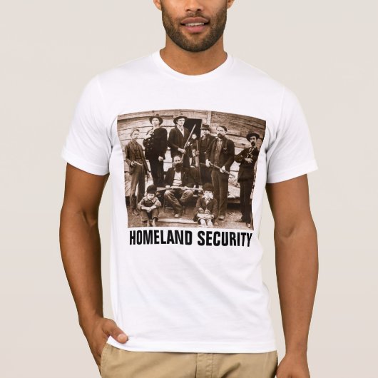 国土安全保障省ハットフィールドTシャツ Tシャツ (正面)