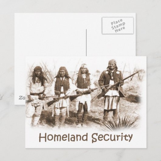国土安全保障省Apache ポストカード (正面/裏面)