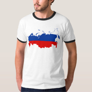 国地図ロシア Tシャツ