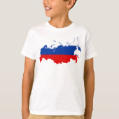 国地図ロシア Tシャツ (正面)