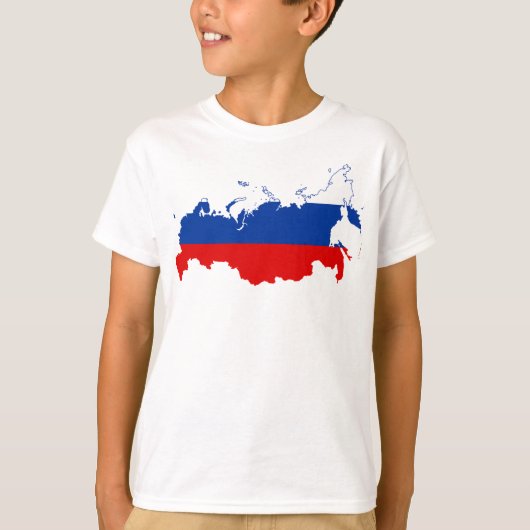 国地図ロシア Tシャツ (正面)