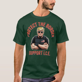 国境を守れ ICEを支援 (2) Tシャツ