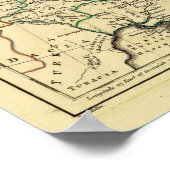 国境を描いたヨーロッパのロシア ポスター (角)