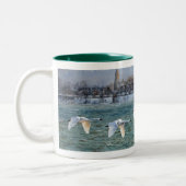 国境を超えること ツートーンマグカップ (左)