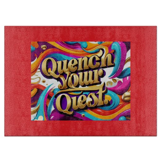 「国境を越えて」 カッティングボード (正面)