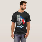 国境警備隊 JNA バッジ (Granicari JNA znacka) Tシャツ (正面フル)