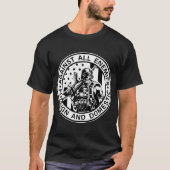 国外および国内のすべての敵に対して© Tシャツ (正面)