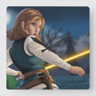 国外追放ピースキーパー・カサンドラ スクエア壁時計