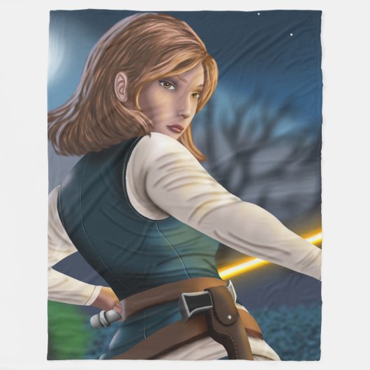 国外追放ピースキーパー・カサンドラ フリースブランケット (正面)