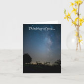 国天の川 カード (黄色い花)