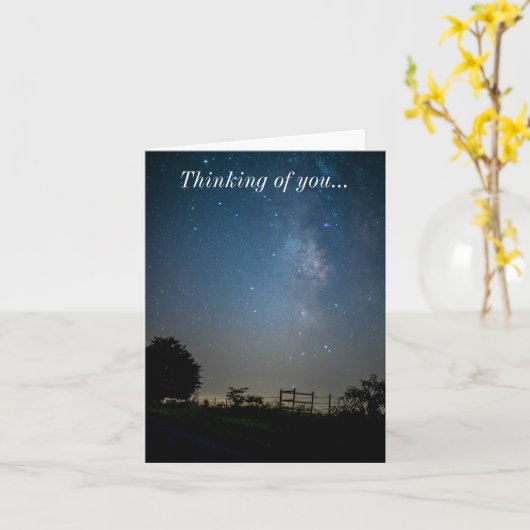 国天の川 カード (黄色い花)