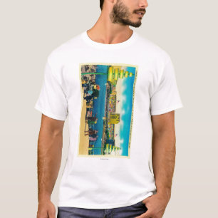 国家の中央政府建物そして湖 Tシャツ