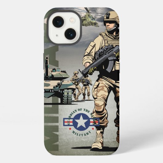 国家の守護者 | iPhoneケース (裏面)
